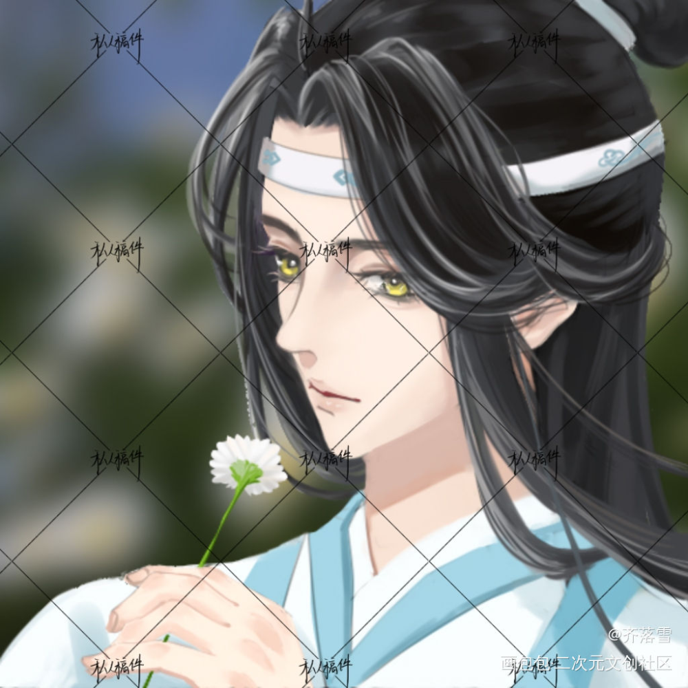 _魔道祖师忘羡绘画作品