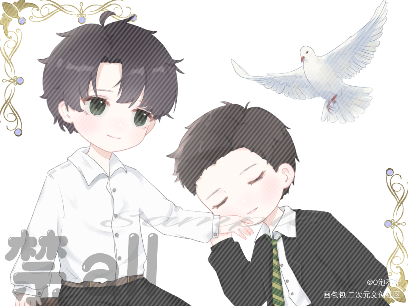 群秀_188男团群秀绘画作品