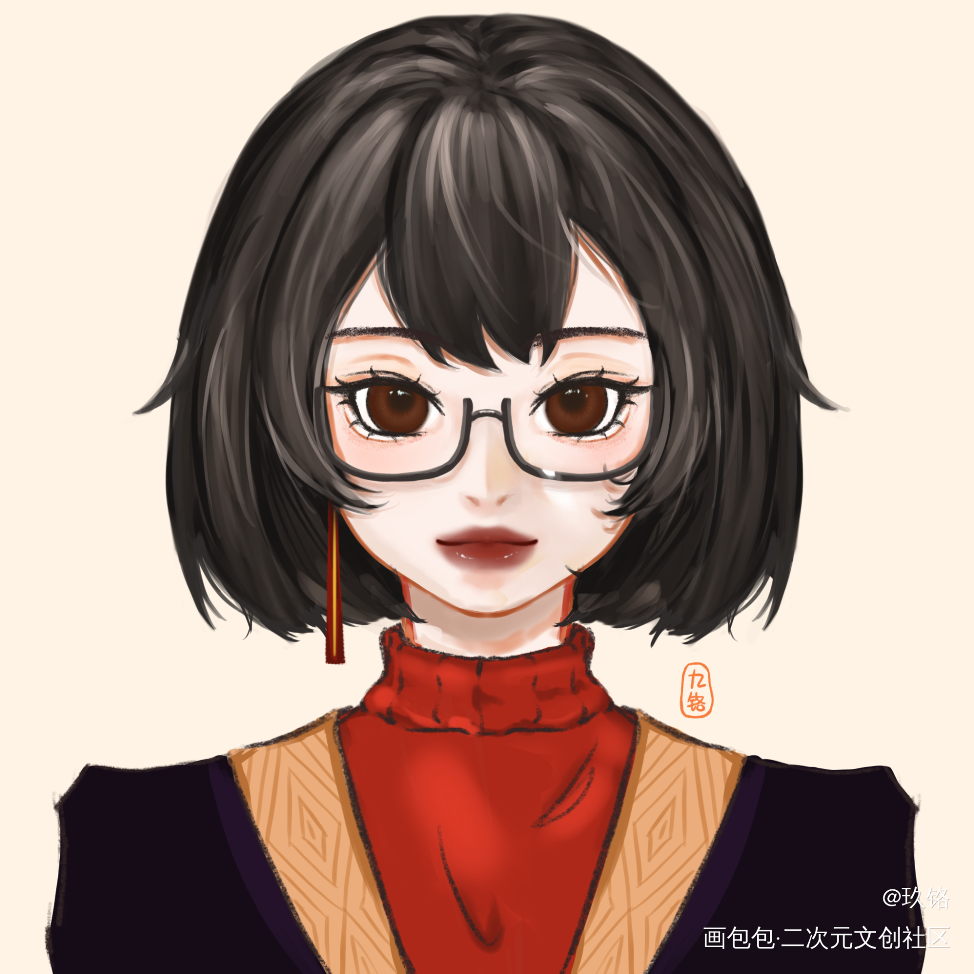 新画风好耶！_头像接稿板绘原创绘画作品