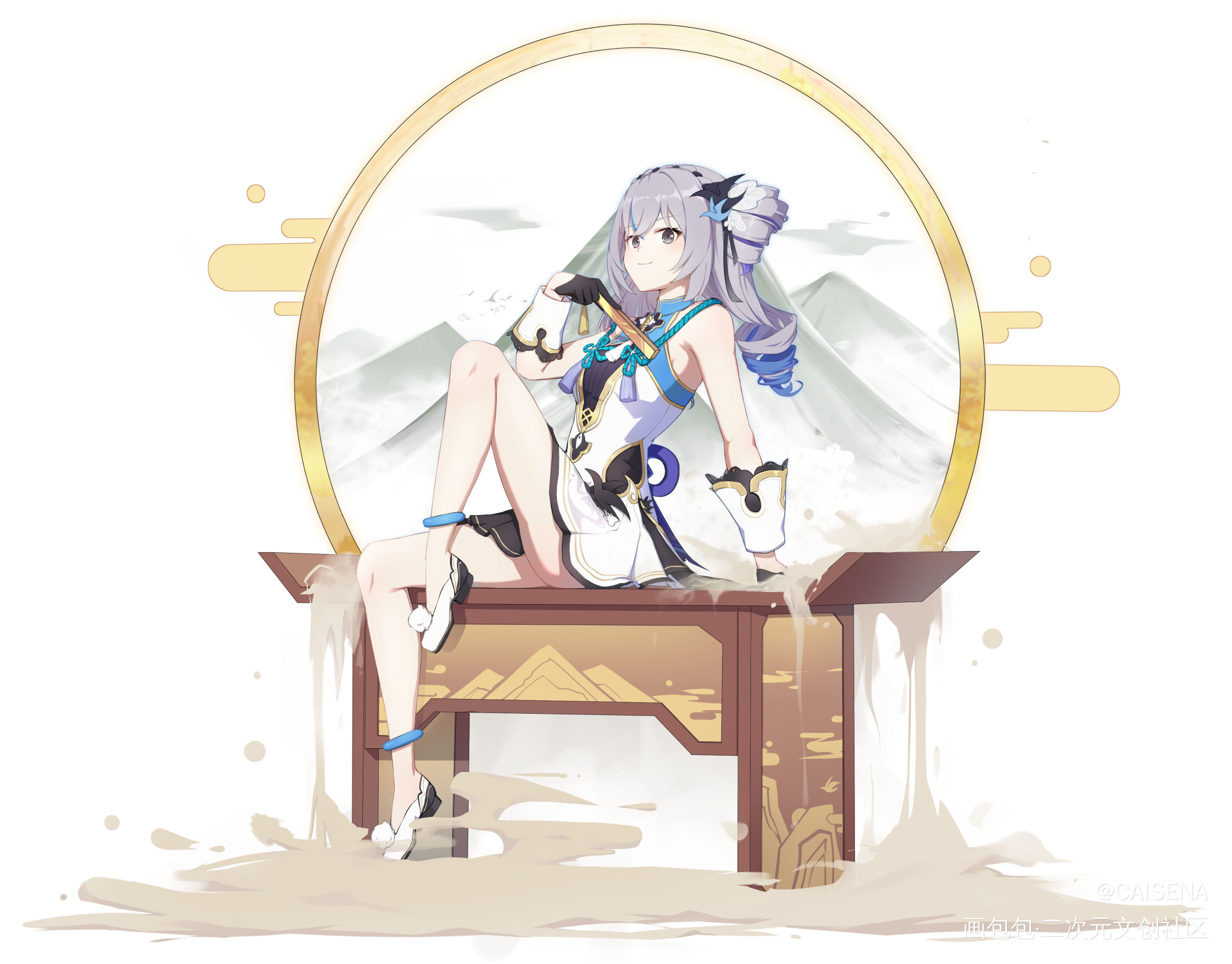 辞旧迎新_崩坏3布洛妮娅同人绘画作品