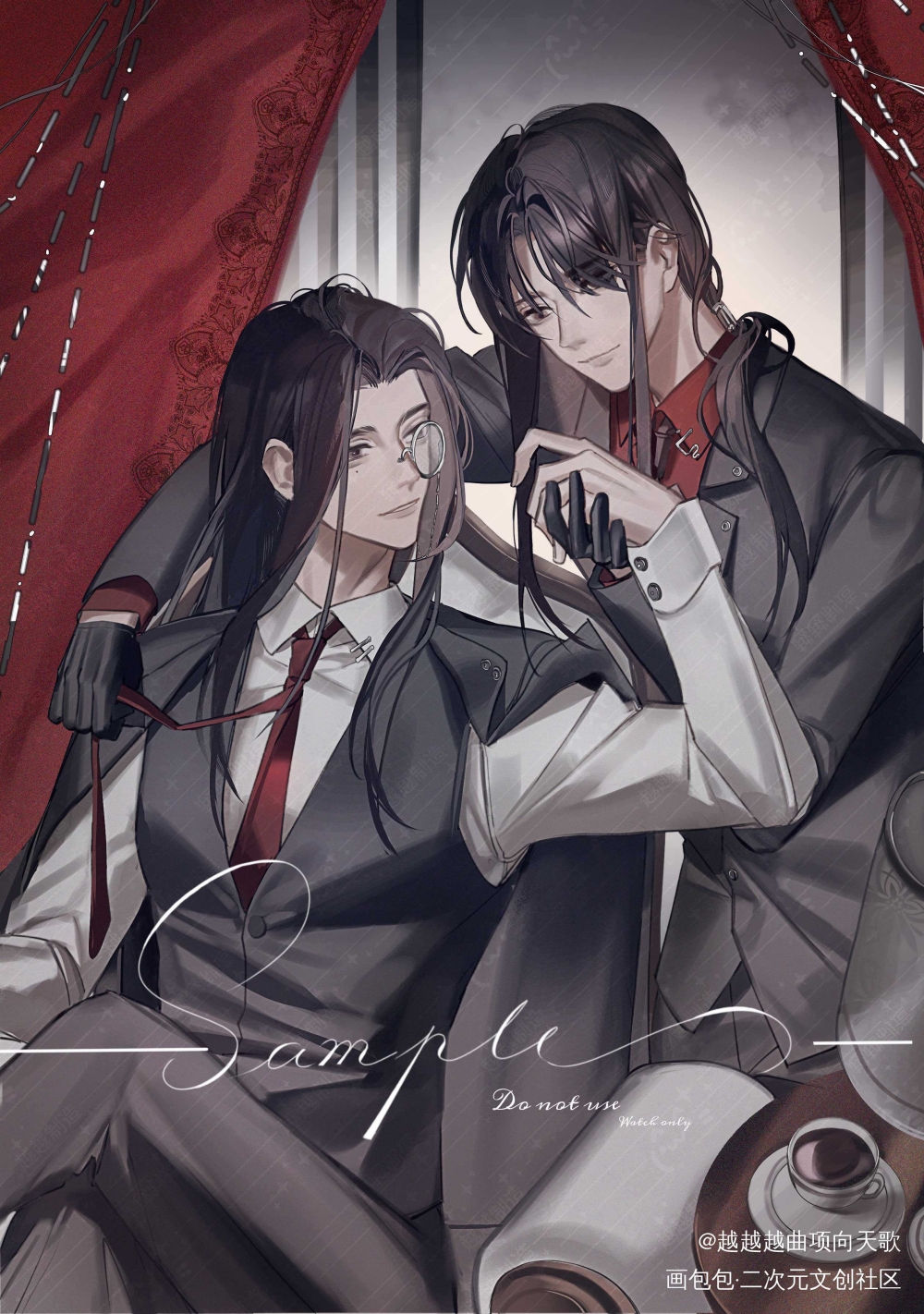 老板约的长顾现代pa_杀破狼priest绘画作品