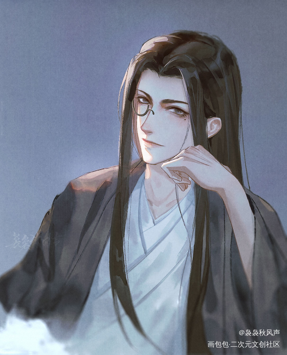 摸_杀破狼顾昀古风板绘绘画作品