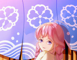 要不要一起吃冰~_绘画作品