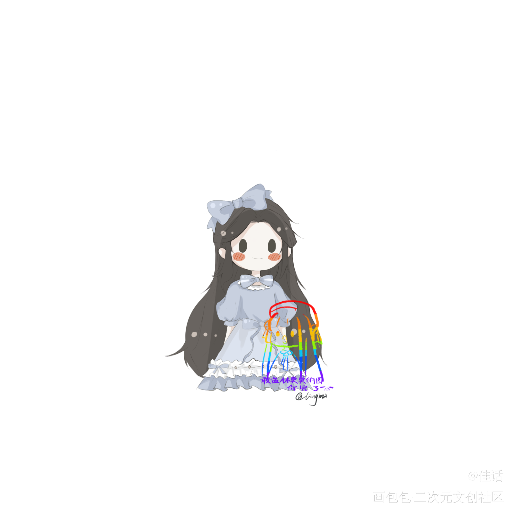 爱丽丝·怜_天官赐福花怜绘画作品