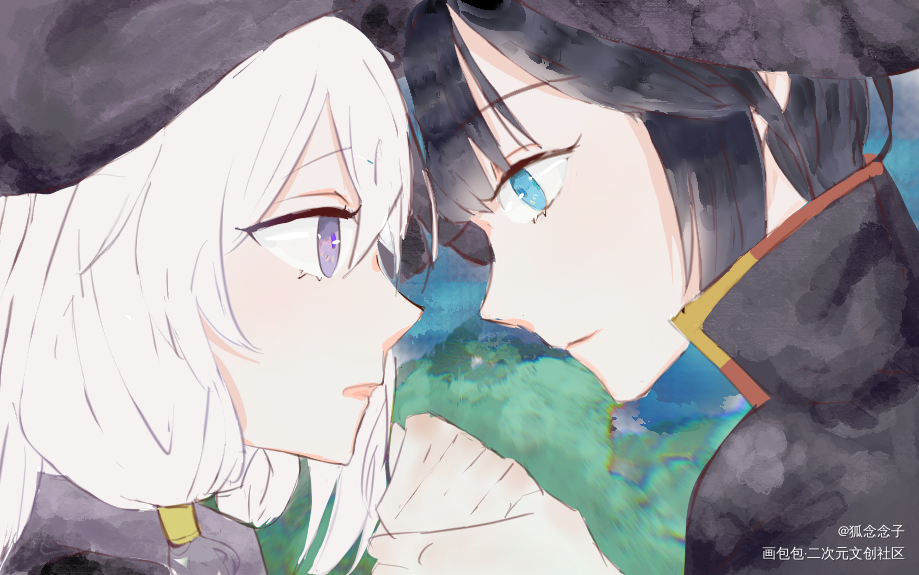 最后一个了!_魔女之旅伊蕾娜平涂绘画绘画作品