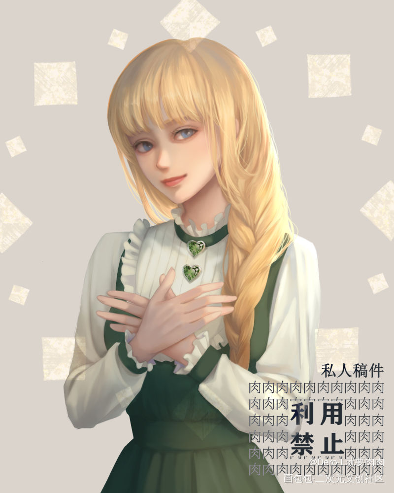 稿件_厚涂插画稿件展示原创人物人物约稿原创绘画作品