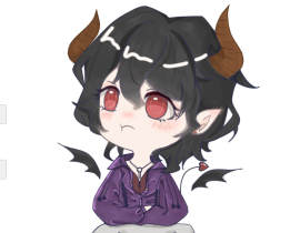 恶魔小零_绘画作品