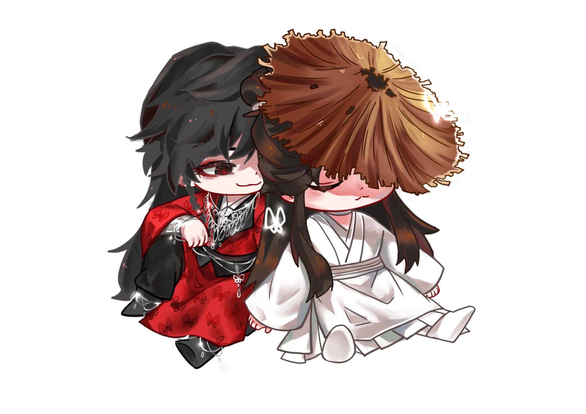 ?_人渣反派自救系统天官赐福魔道祖师冰秋花怜忘羡绘画作品