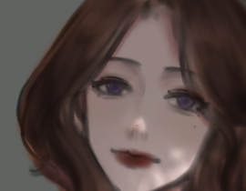 摸_绘画作品