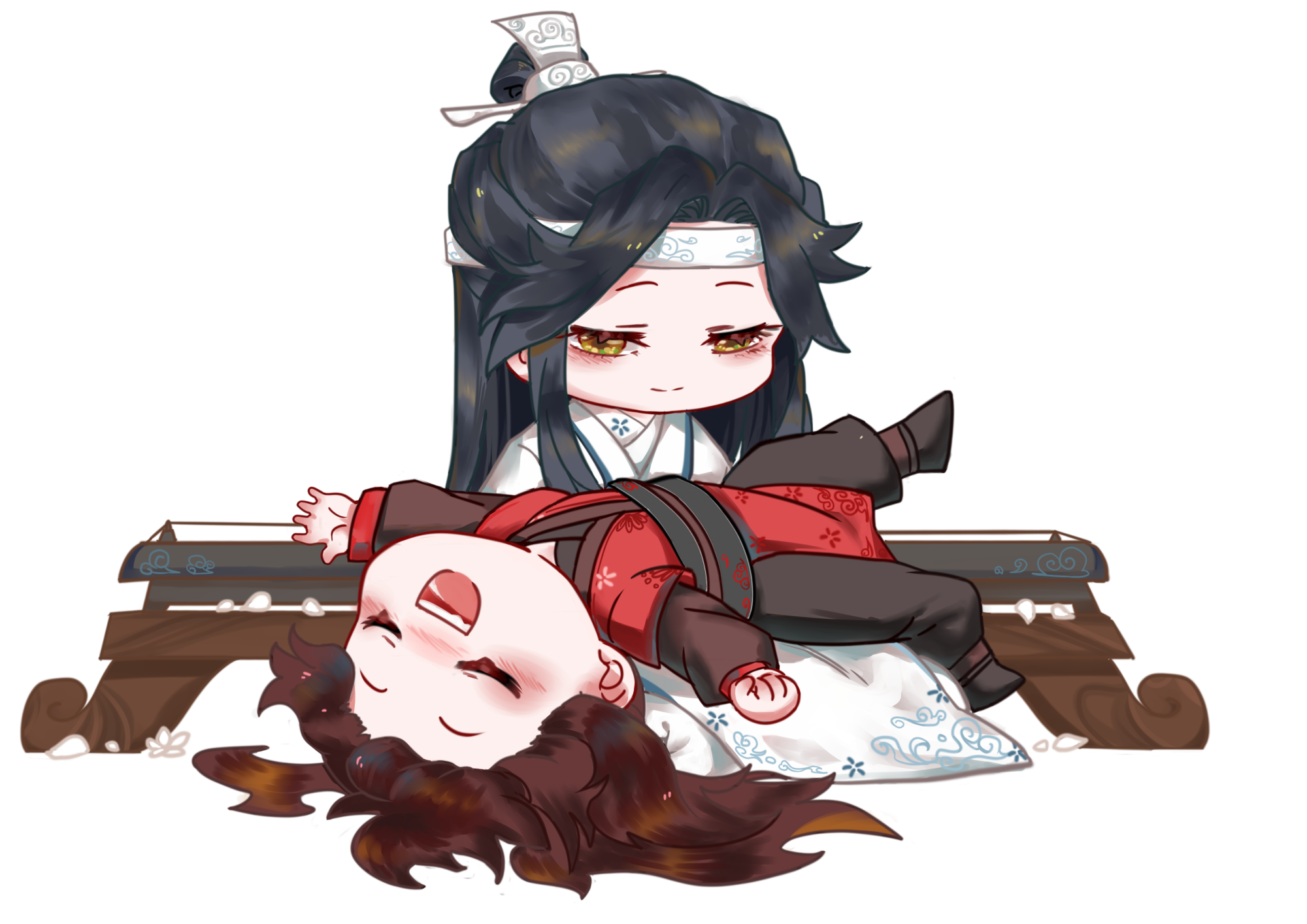 ?_人渣反派自救系统天官赐福魔道祖师冰秋花怜忘羡绘画作品