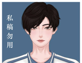 李简学生照_绘画作品