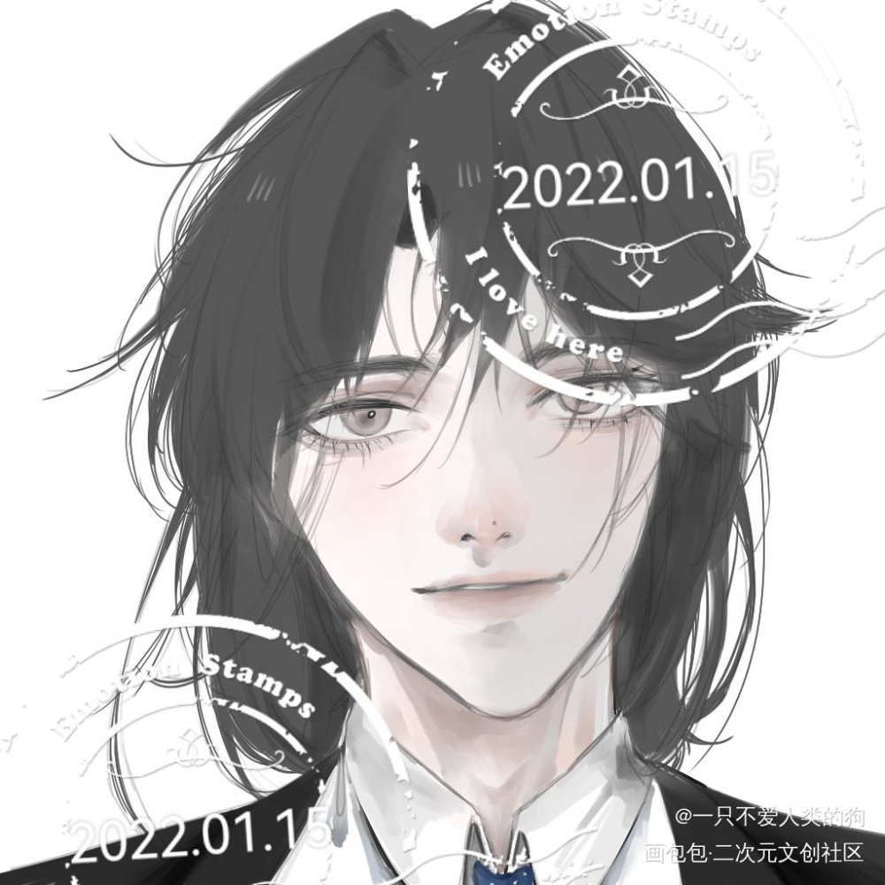 稿子。夏习清。_我只喜欢你的人设自习夏习清绘画作品