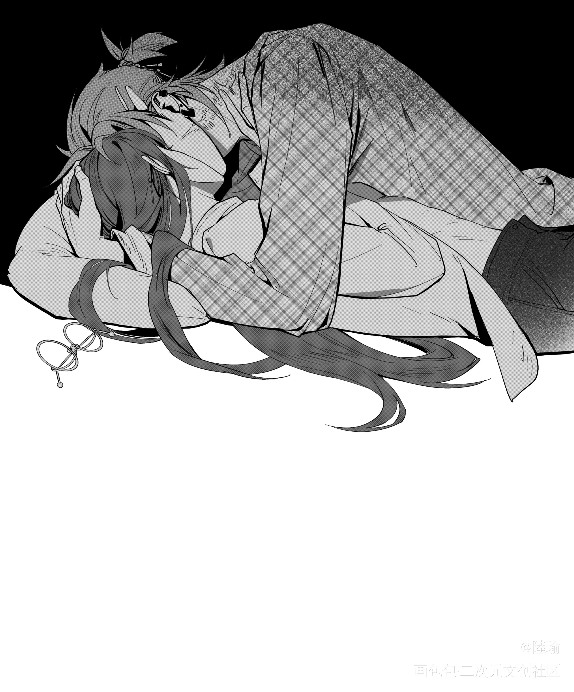 _孙策周瑜策瑜绘画作品