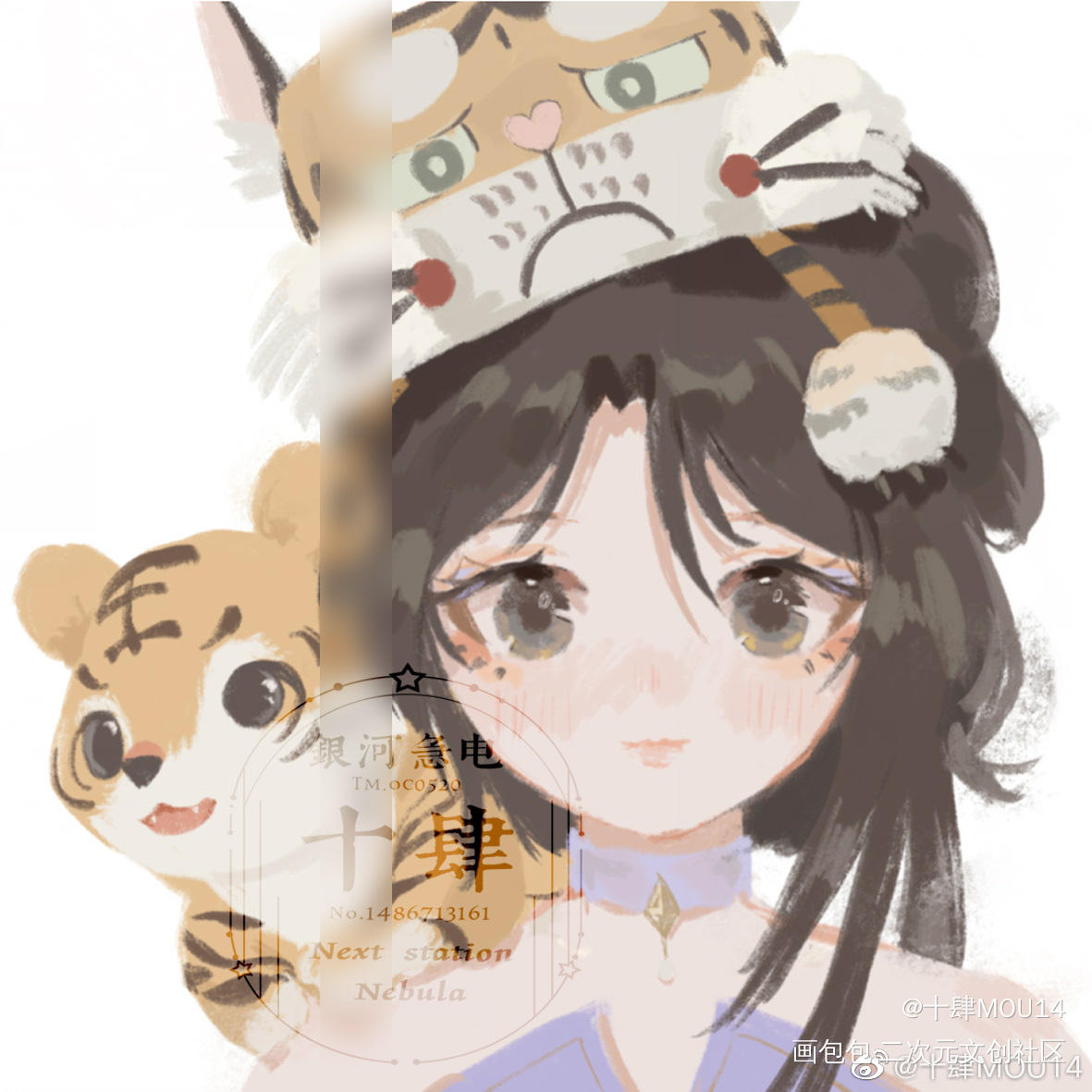 虎年大吉_剑网3同人绘画作品