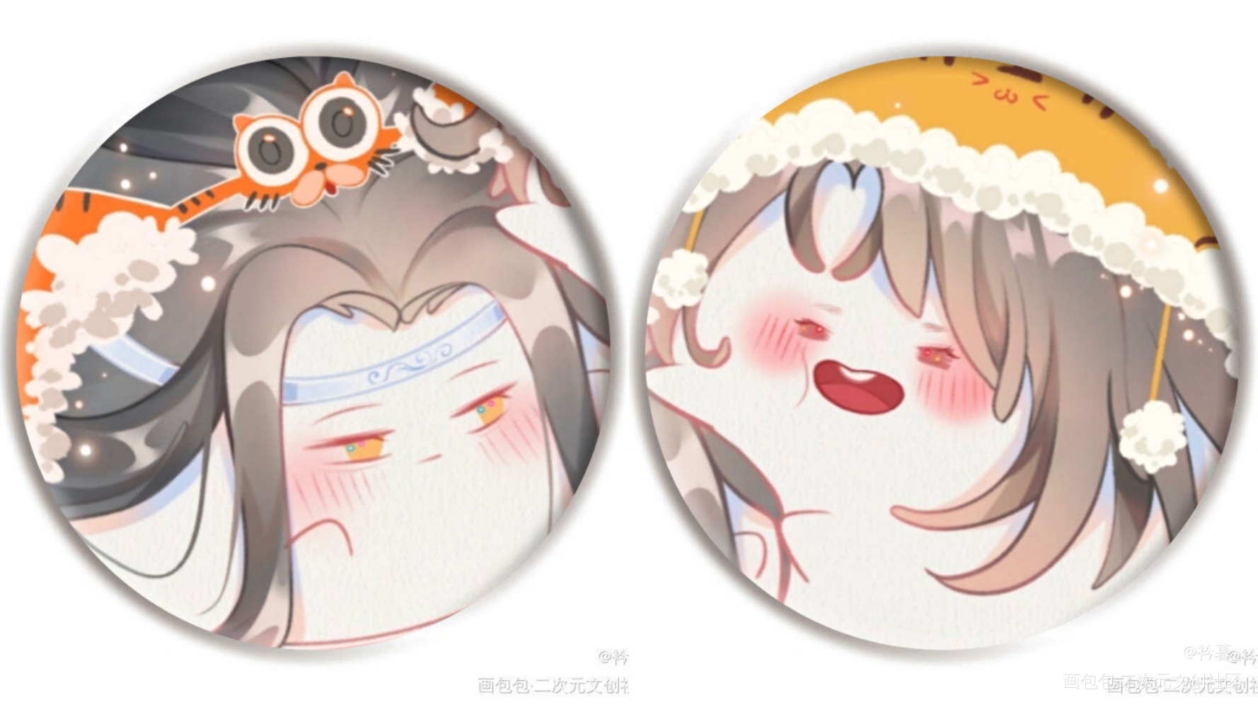 忘羡吧唧_魔道祖师绘画作品