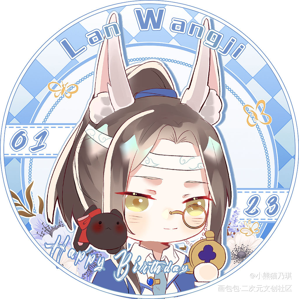 叽宝头像_魔道祖师忘羡墨香铜臭绘画作品