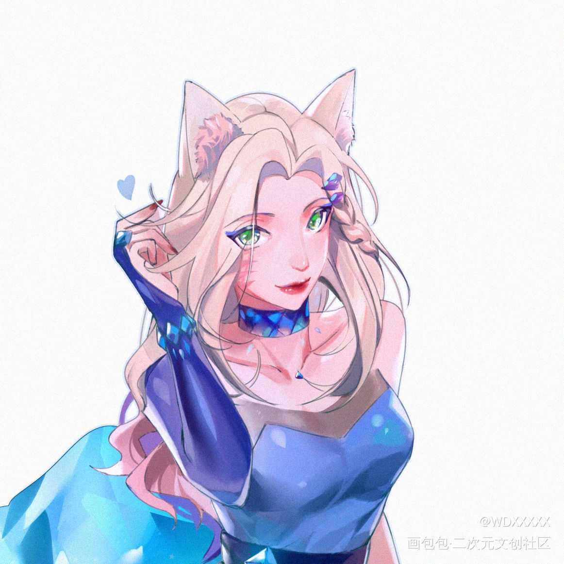 填坑！！_英雄联盟阿狸立绘日系插画绘画作品