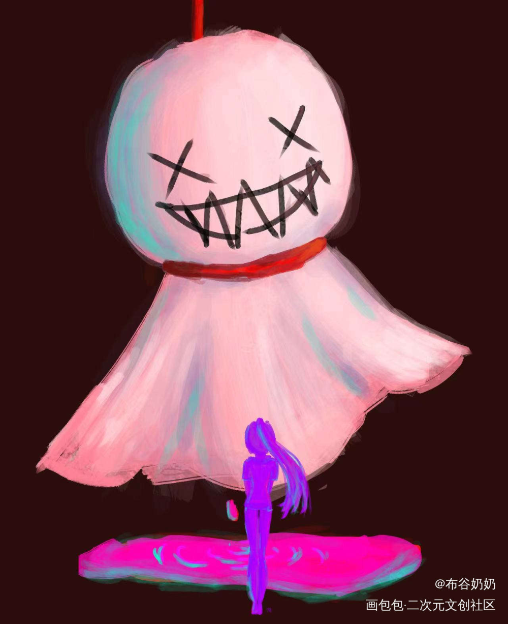 水一下_厚涂绘画作品