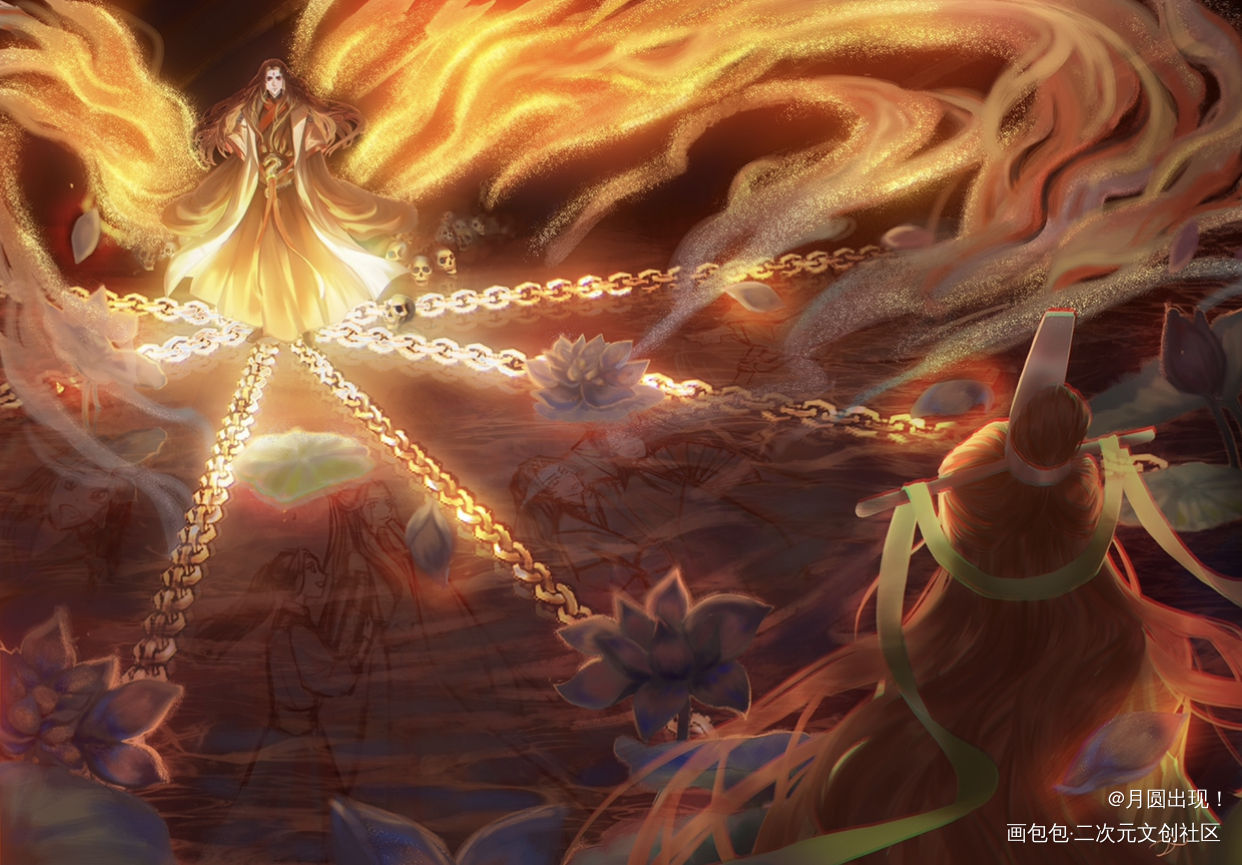 梦境里的场景_人渣反派自救系统冰秋绘画作品