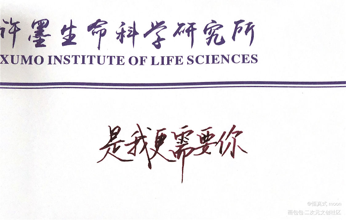 许墨_恋与制作人许墨我要上首推字体设计见字如晤手写绘画作品