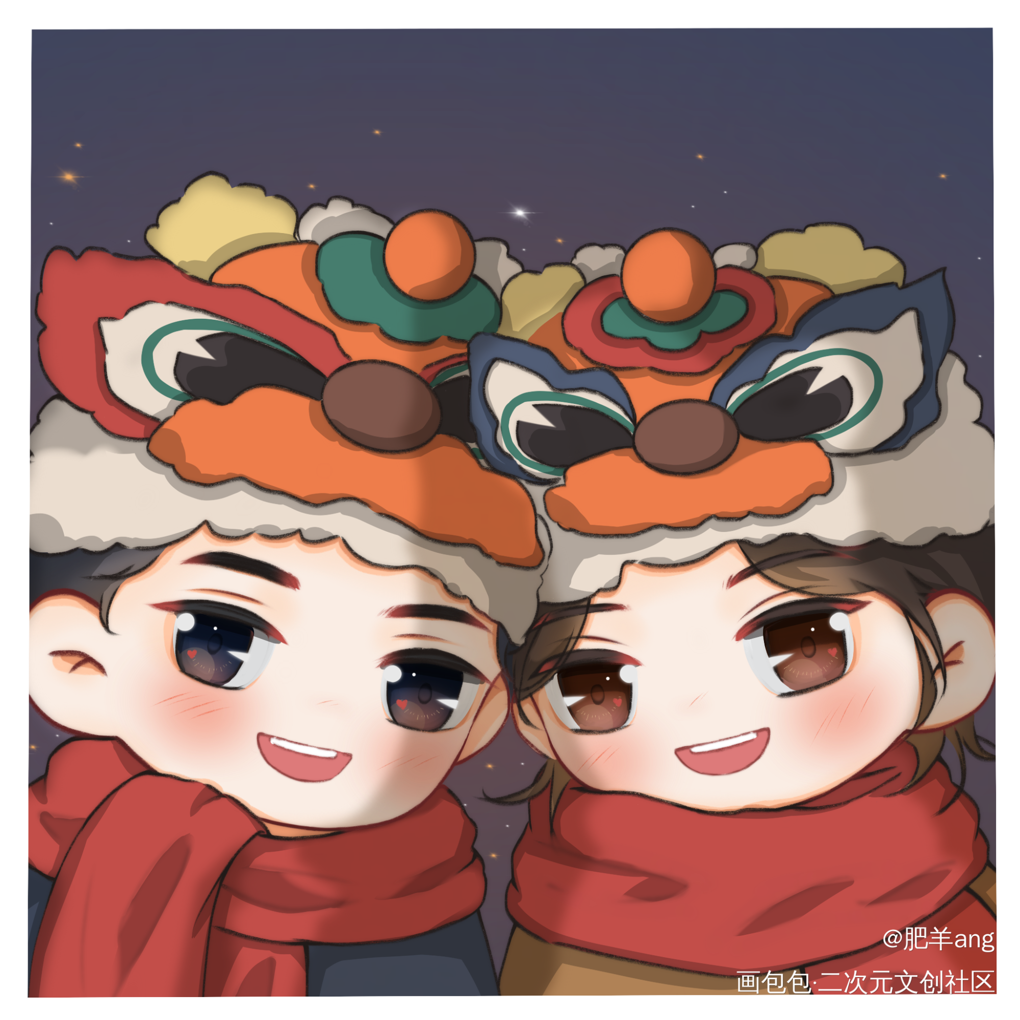 开心_燎原Q版绘画作品