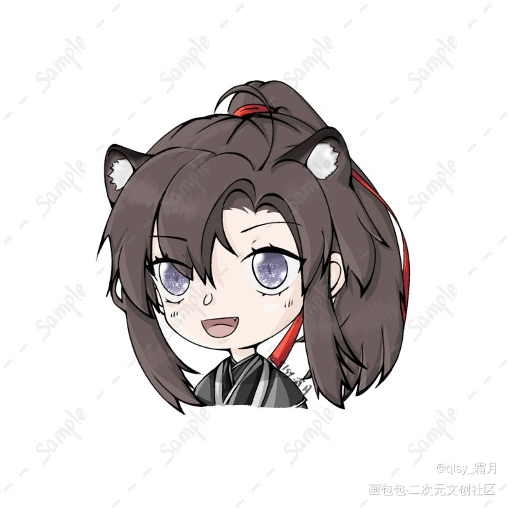 _魔道祖师忘羡魏无羡绘画作品