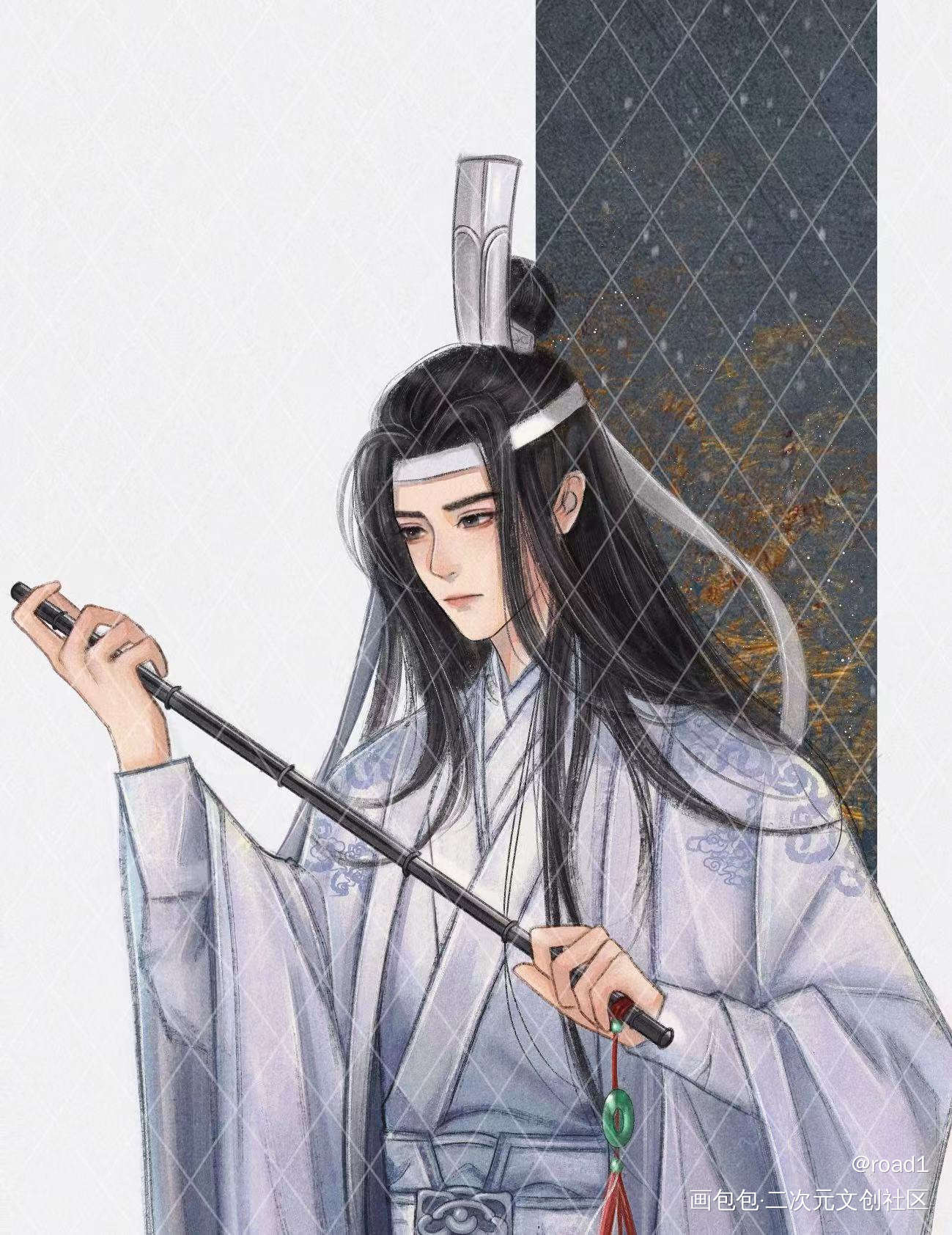 约的稿_魔道祖师忘羡绘画作品