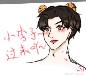 后面更精彩哟_188男团简隋英指绘绘画作品