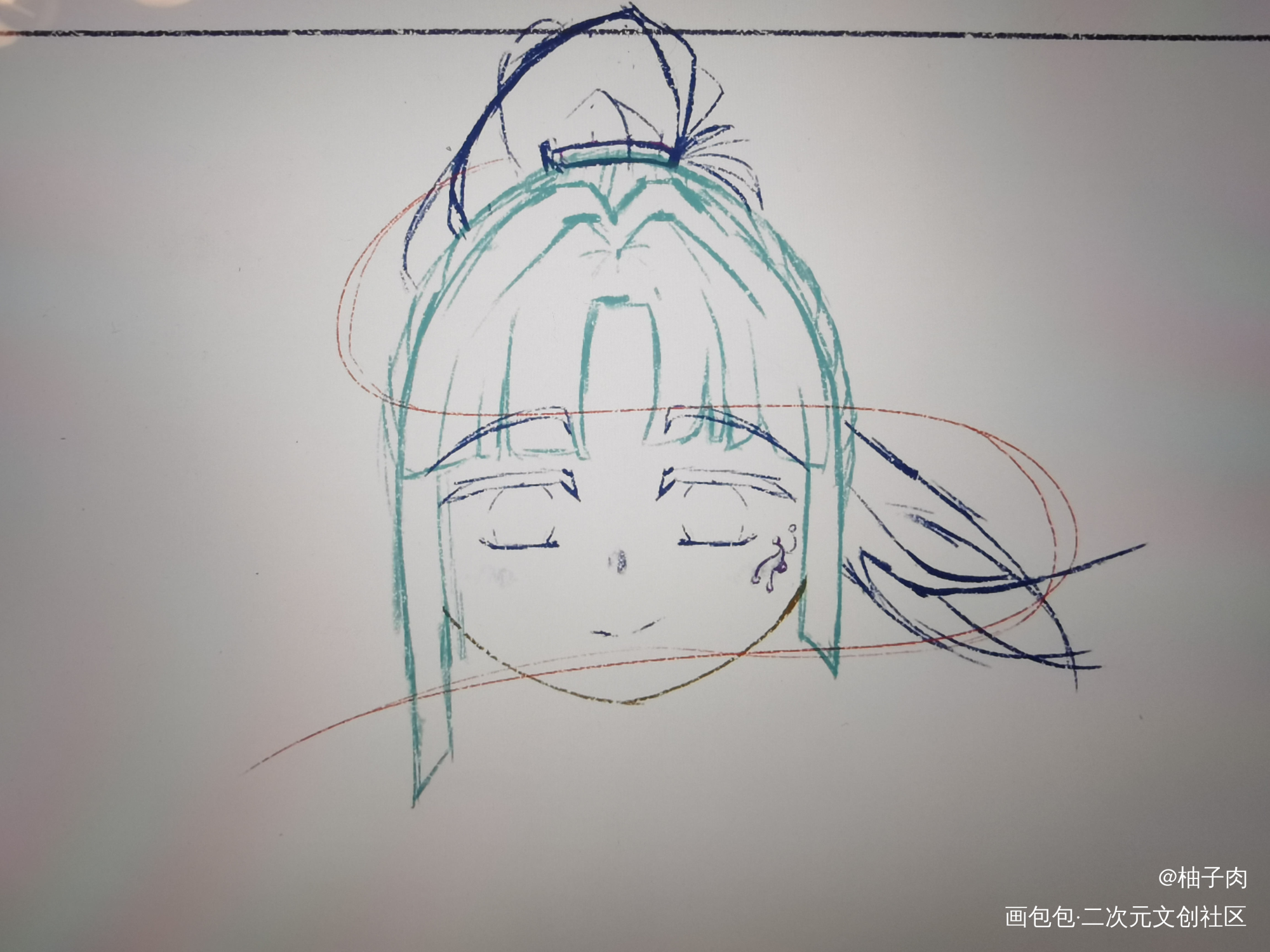 _古风Q版板写绘画作品