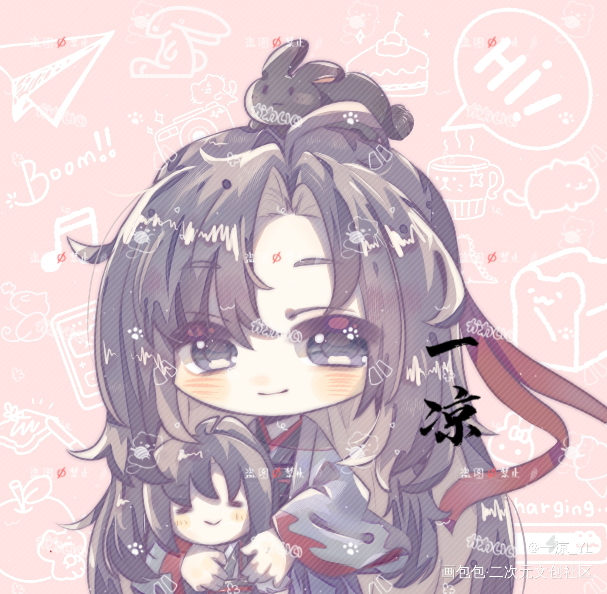 _魔道祖师魏无羡绘画作品