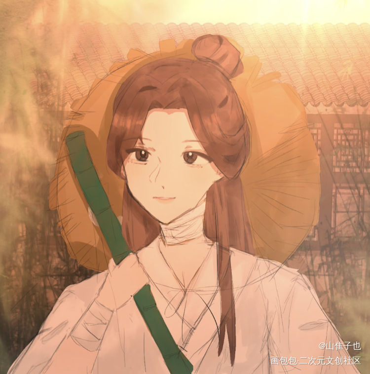 谢怜_天官赐福谢怜平涂绘画作品