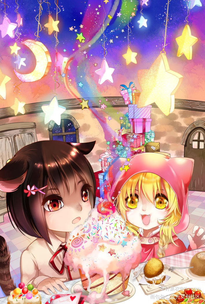 动物拟人活动5_furry日系插画动物拟人原创ococ绘画作品
