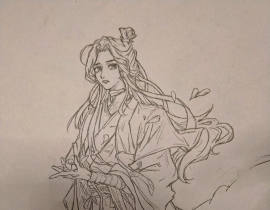 又是给学校交作品的一天_绘画作品