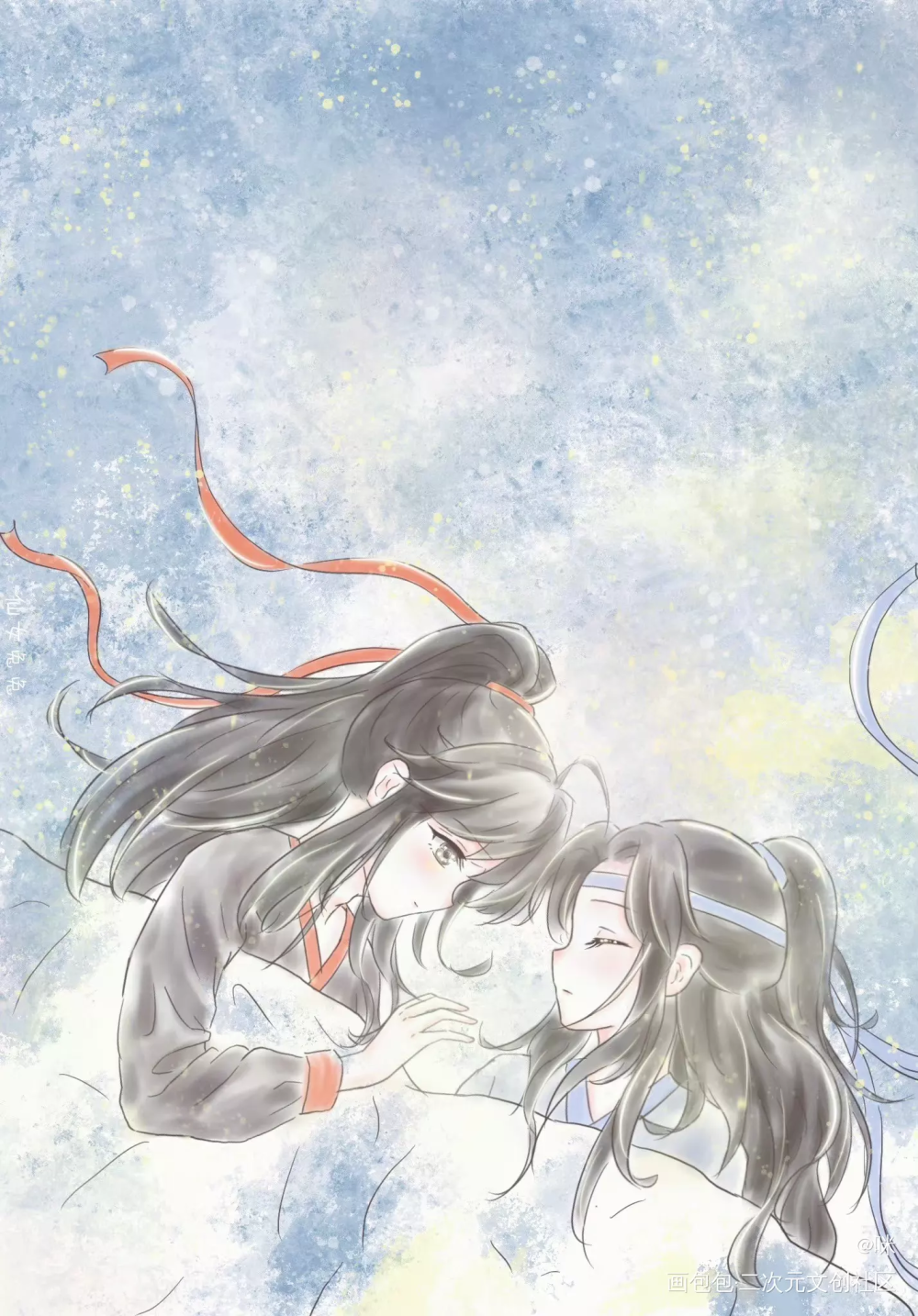 清晨_魔道祖师忘羡Q版我要上首推绘画作品