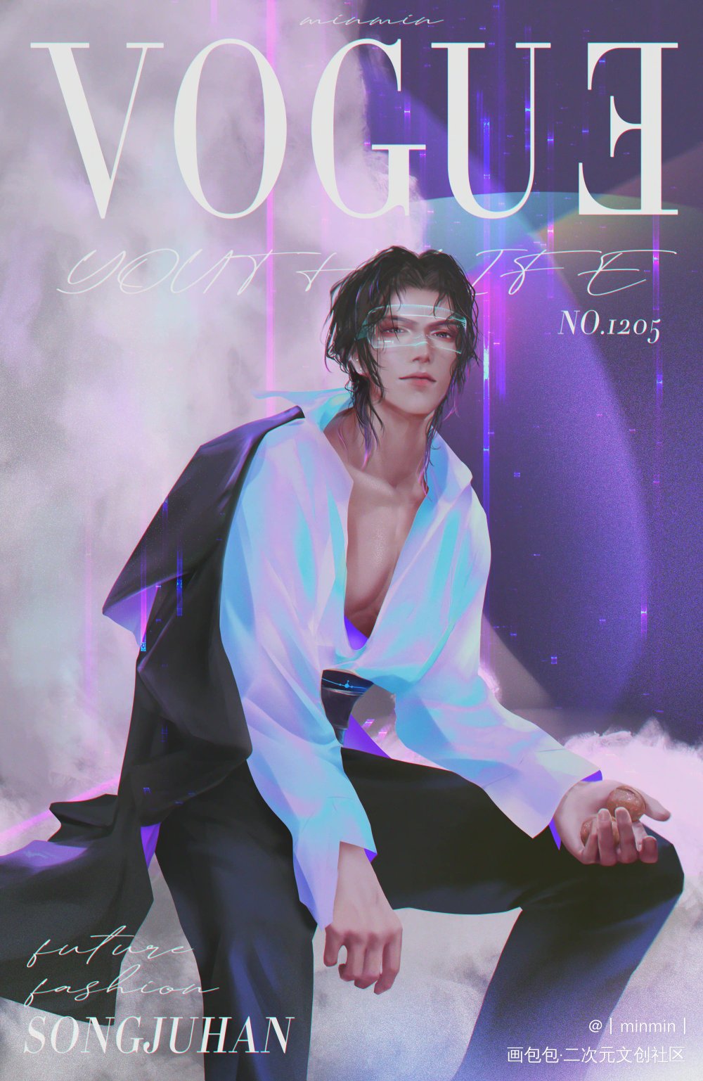 大明星_丨minmin丨的绘画作品_画包包