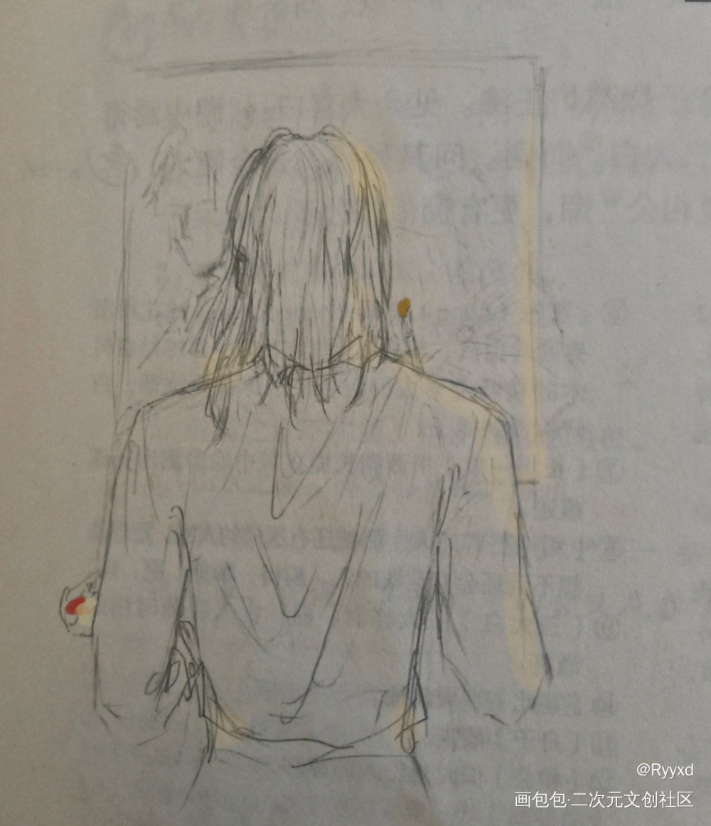 _我只喜欢你的人设自习夏习清绘画作品