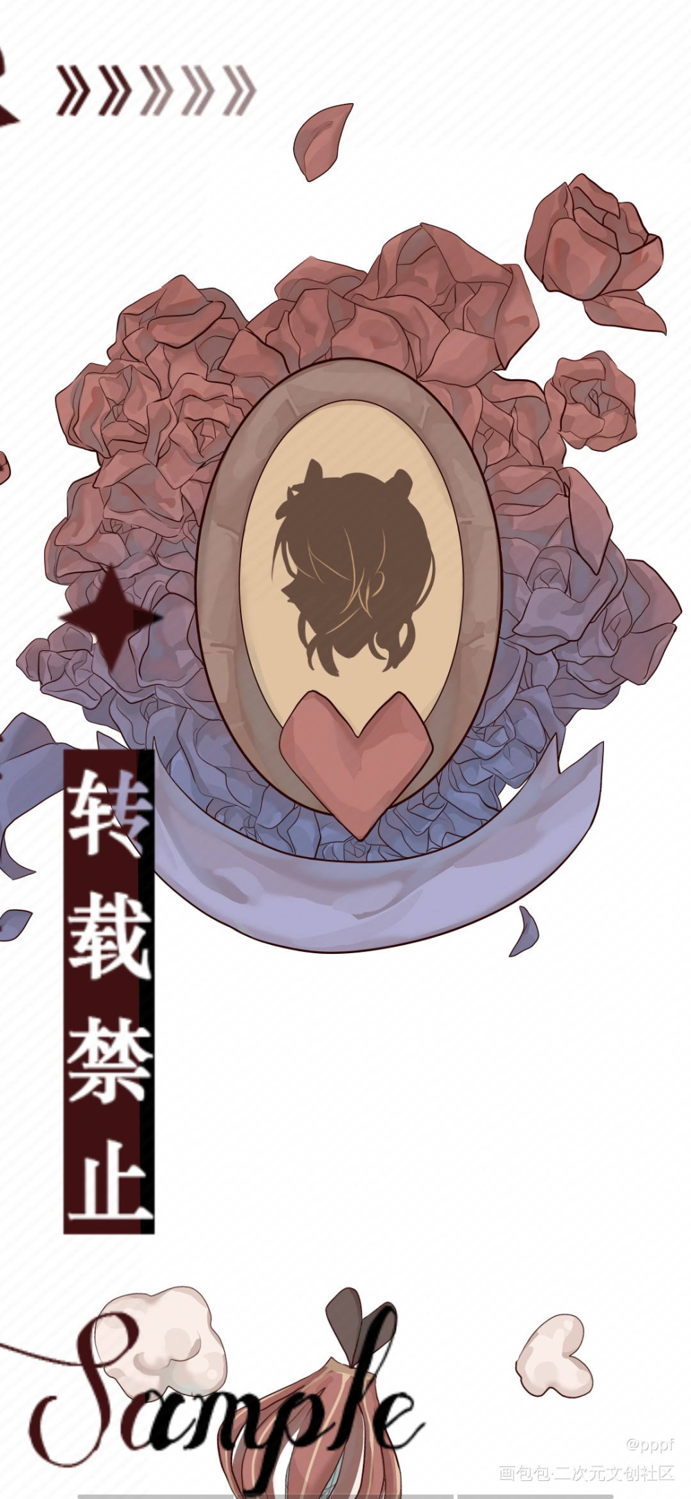 立绘，图太大只能截_绘画绘画作品