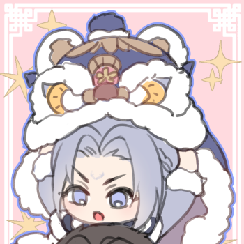 天宝伏妖录动画天宝伏妖录狼鹿q版插画同人绘画作品