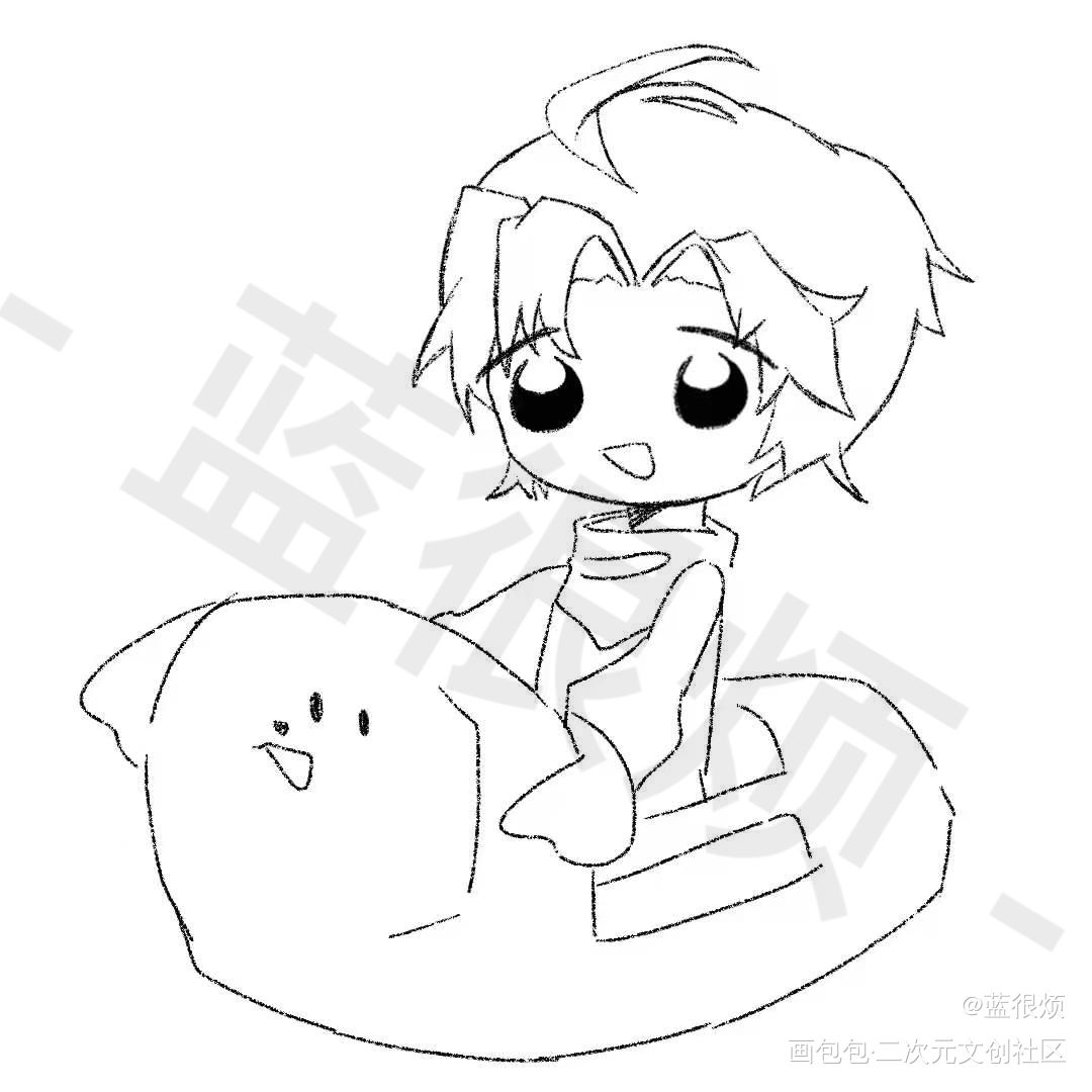 忘羡_魔道祖师忘羡Q版绘画作品
