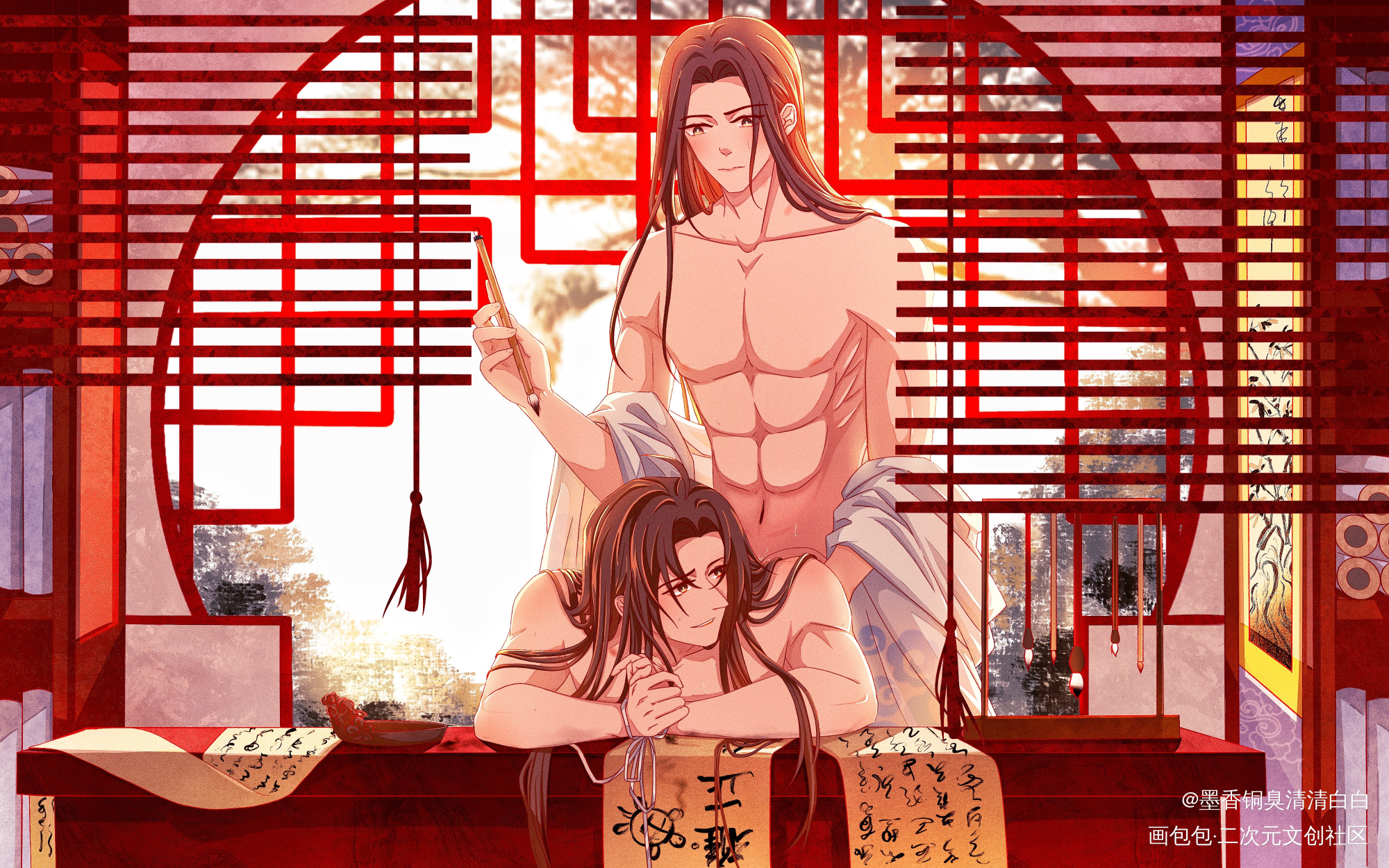 魔道祖师_魔道祖师墨香铜臭绘画作品