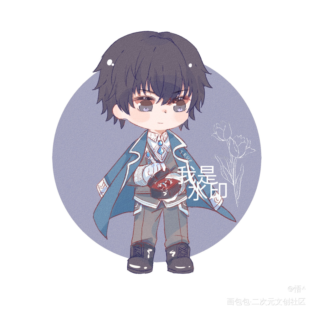 水晶球和戒指❤️_残次品林静恒陆必行绘画作品