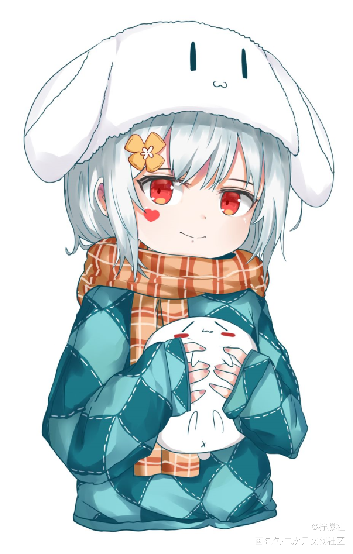 可可爱爱小萌妹_日系绘画作品
