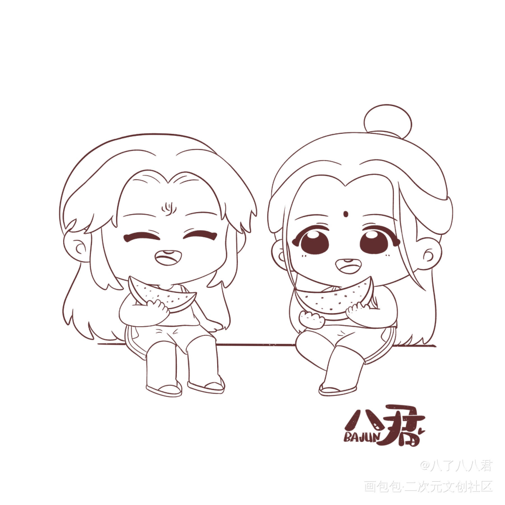 情人节快乐_人渣反派自救系统天官赐福魔道祖师冰秋花怜忘羡Q版我要上首推绘画绘画作品