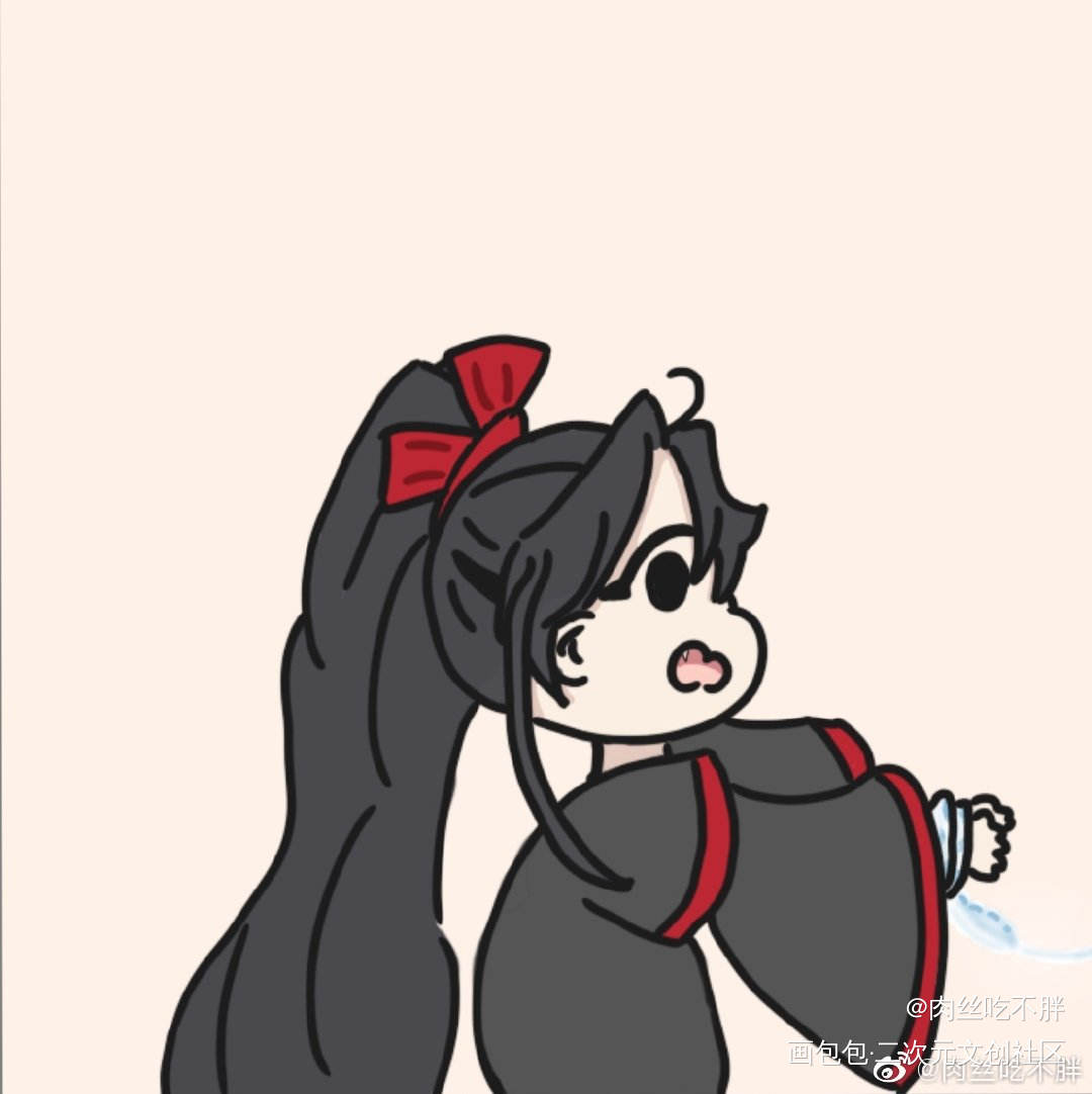 含光君这是要带我去哪呢？_魔道祖师忘羡绘画作品
