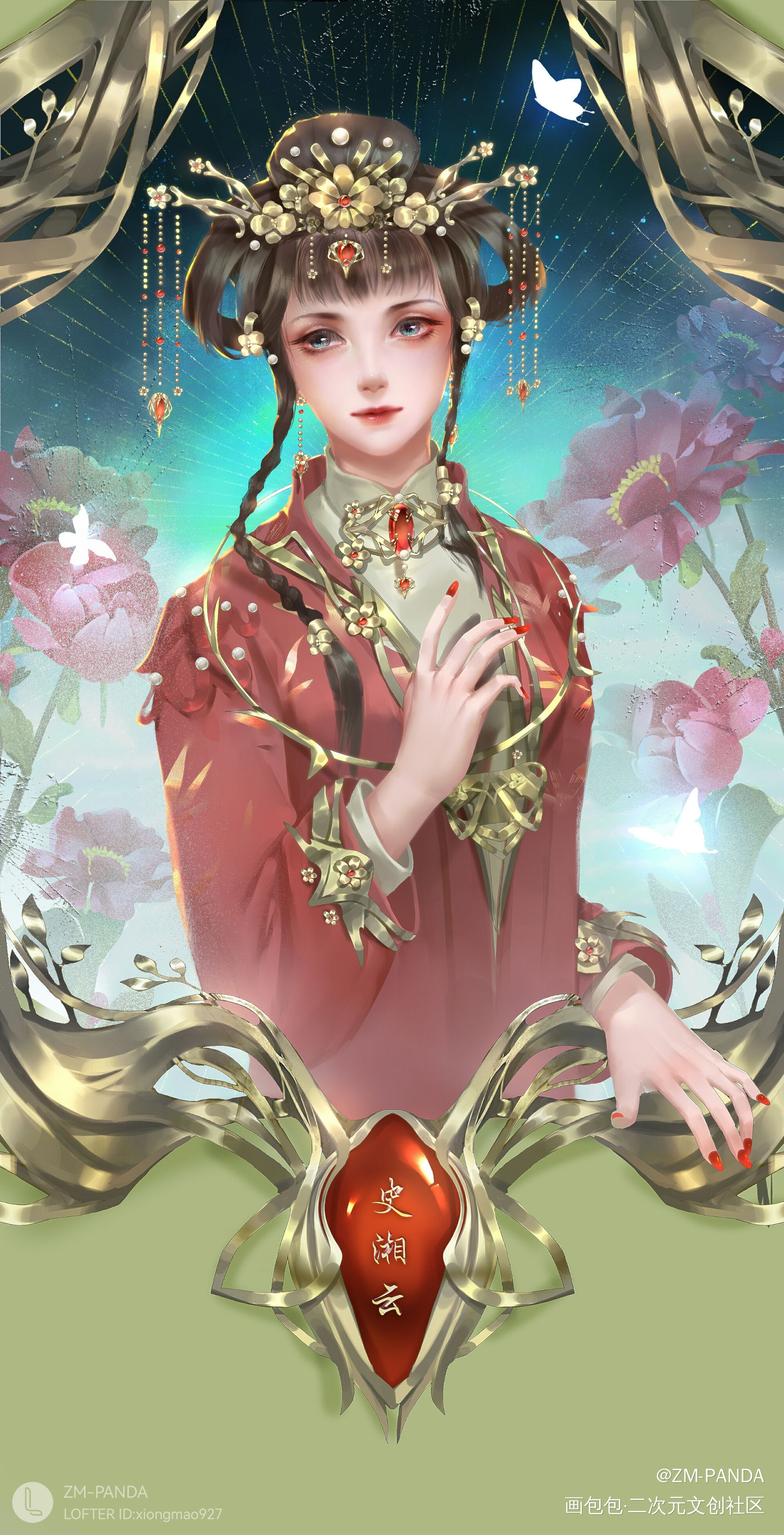 老图新发，19年的图～_古风厚涂头像同人壁纸绘画绘画作品