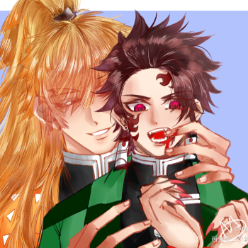 鬼灭之刃all炭善炭灶门炭治郎同人绘画绘画作品