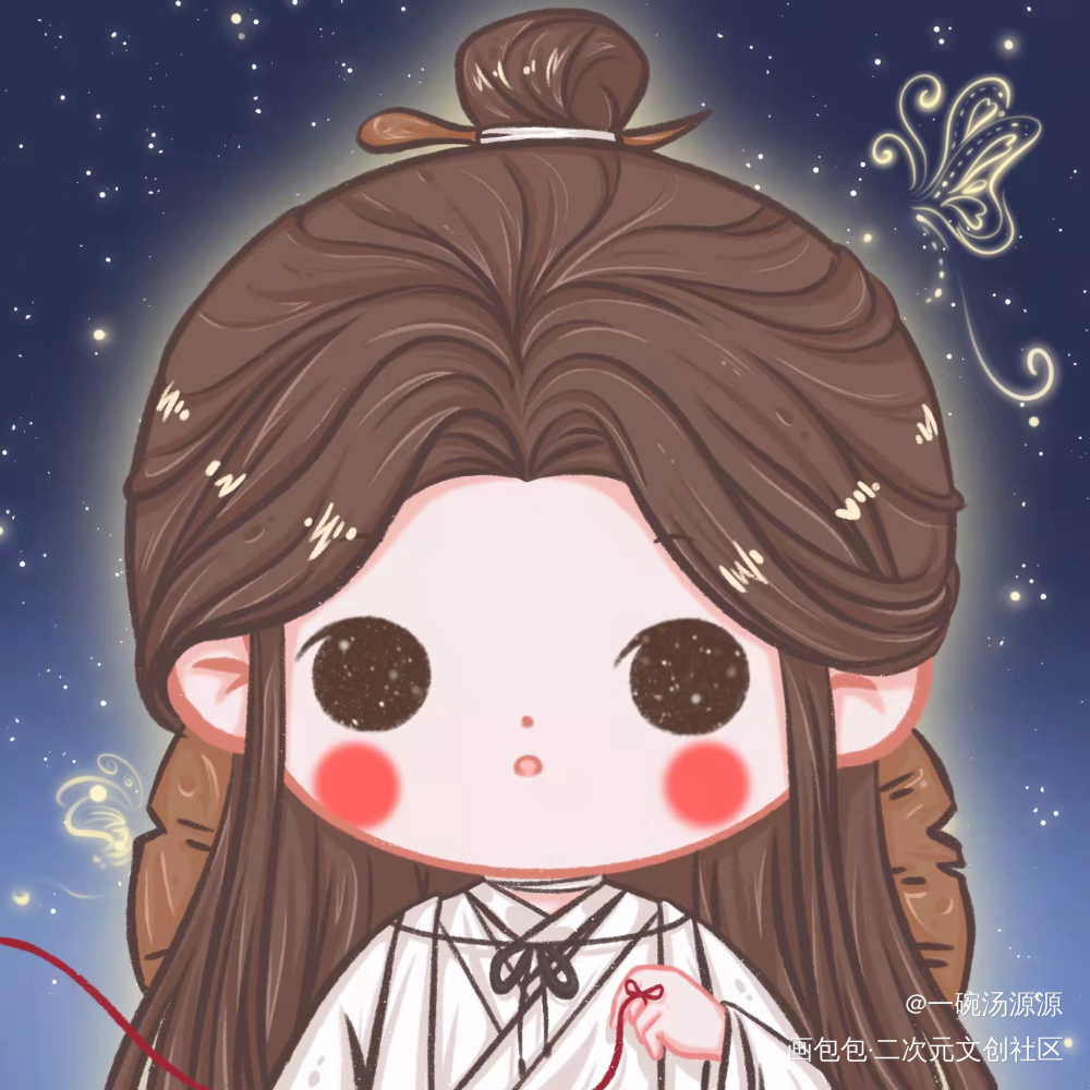 _天官赐福花怜绘画作品