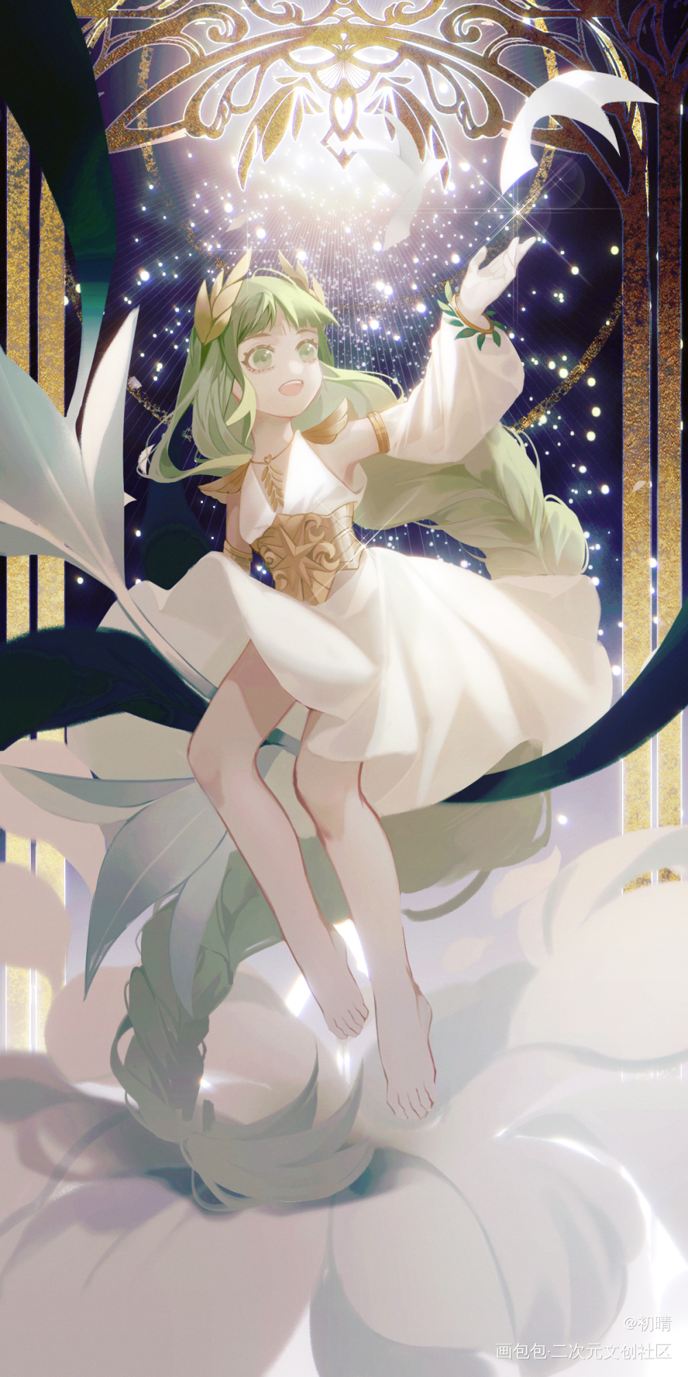 芙蕾拉_剑与远征厚涂插画同人壁纸绘画作品