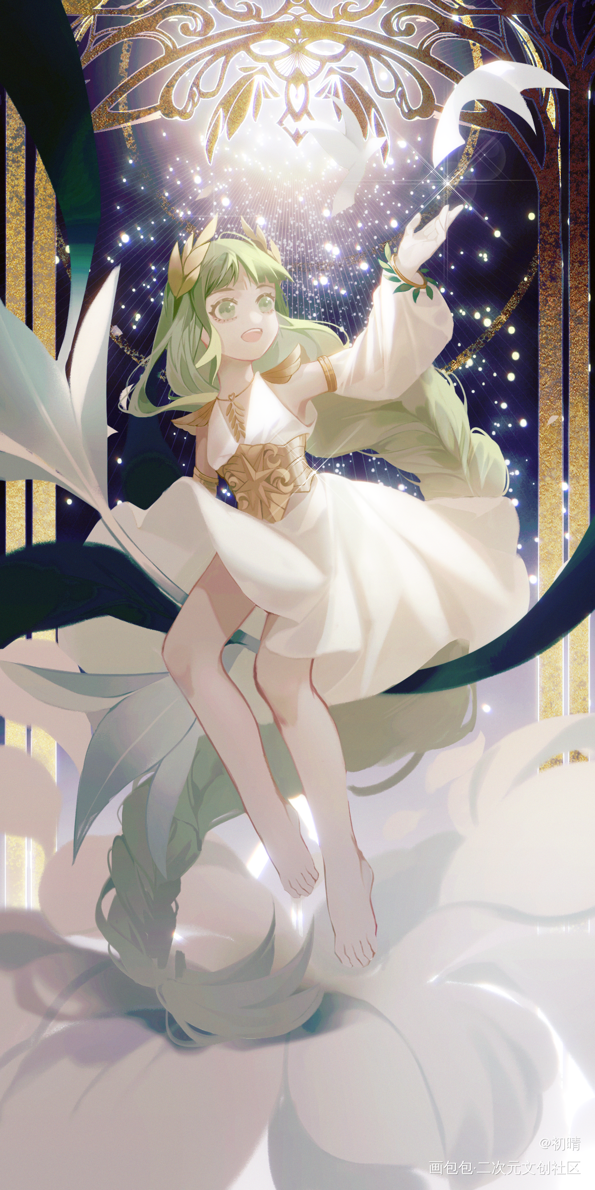 芙蕾拉_剑与远征厚涂插画同人壁纸绘画作品
