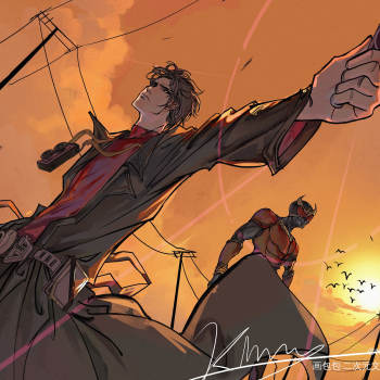 假面骑士王小明_假面骑士立绘平涂日系绘画作品